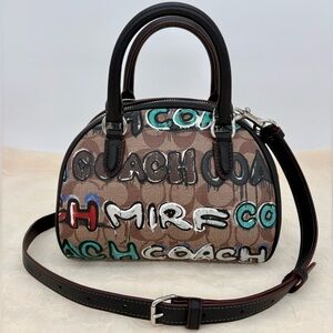 COACH X MINT + SERF Sydney Satchel In Signature Canvas CM095